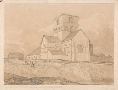 South-East View of the Church of Lery, near Pont-de-l